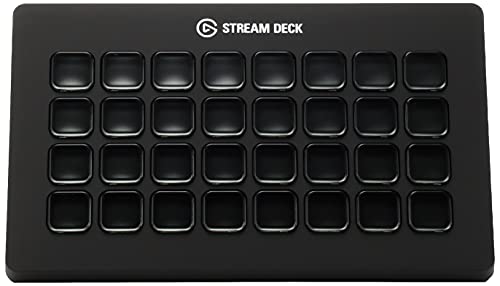Elgato Stream Deck XL – Advanced Studio Controller, 32 macro keys, trigger actions in apps and software like OBS, Twitch, YouTube and more, works with Mac and PC