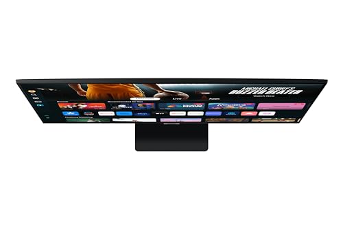 Samsung LS32DM700UUXXU 32" 4K Ultra HD HDR10 Smart Monitor with Speakers - 3840x2160, USB-C, HDMI, WiFi, Bluetooth, Smart Hub for TV streaming, Catch Up Apps and Gaming Hub