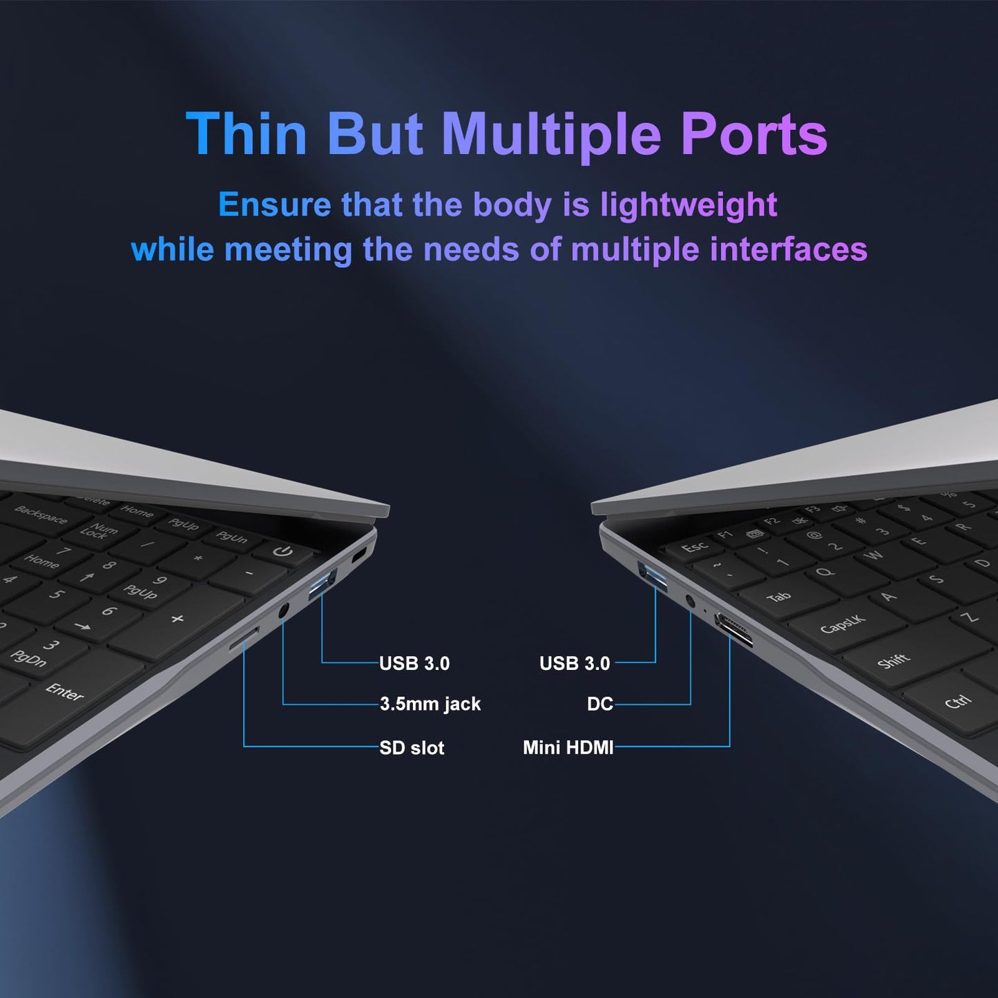DREAMFYRE 15.6" Laptop PC 16GB DDR4 512GB SSD, AMD Ryzen 5 3500U Processor. Game/Office Laptop with Touch ID Support 2.4/5G WiFi Bluetooth USB 3.0 * 2, Audio Jack*1, HDMI*1,SD Slot*1.