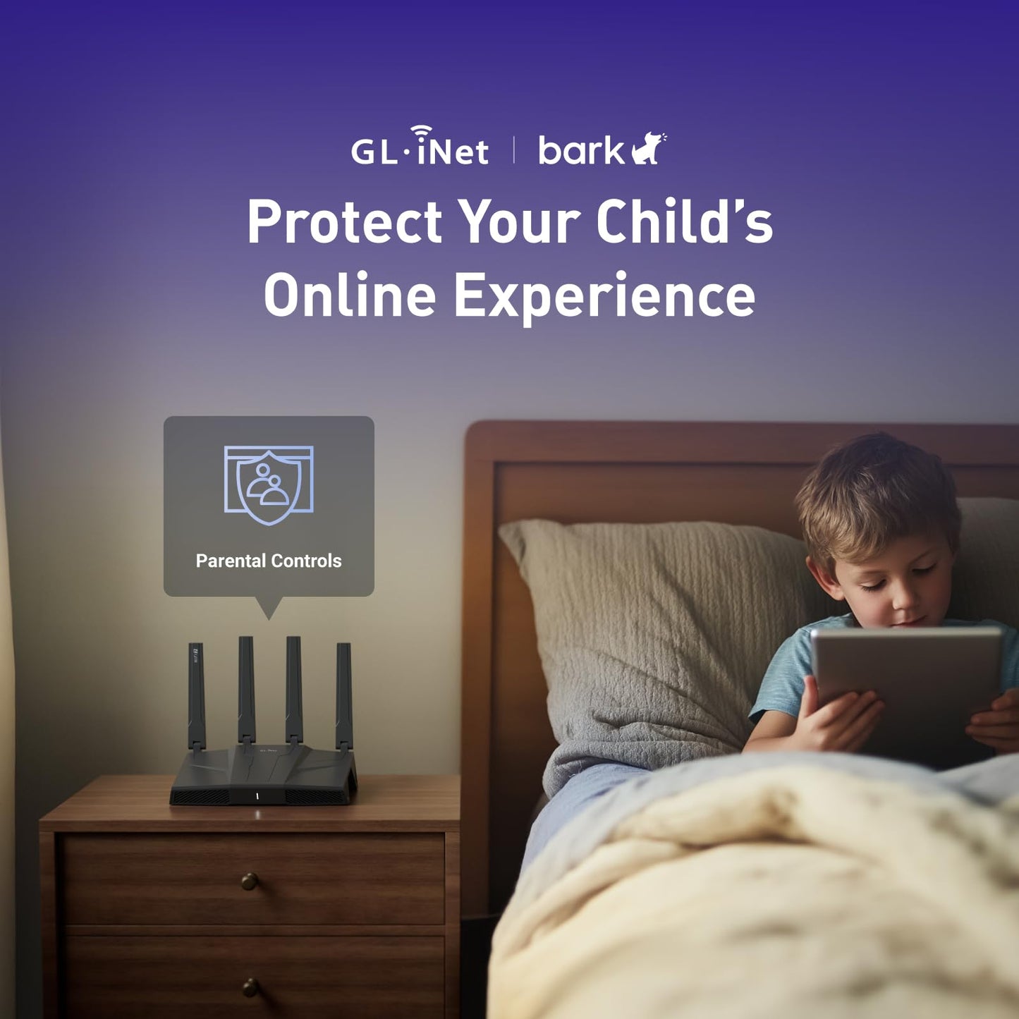 GL.iNet GL-BE9300 (Flint 3) Tri-Band WiFi 7 Router, High-Speed 6GHz Gaming WiFi Router for Wireless Internet, Long range, 5 x 2.5G VPN Routers for Computer Routers, Home Streaming & Business