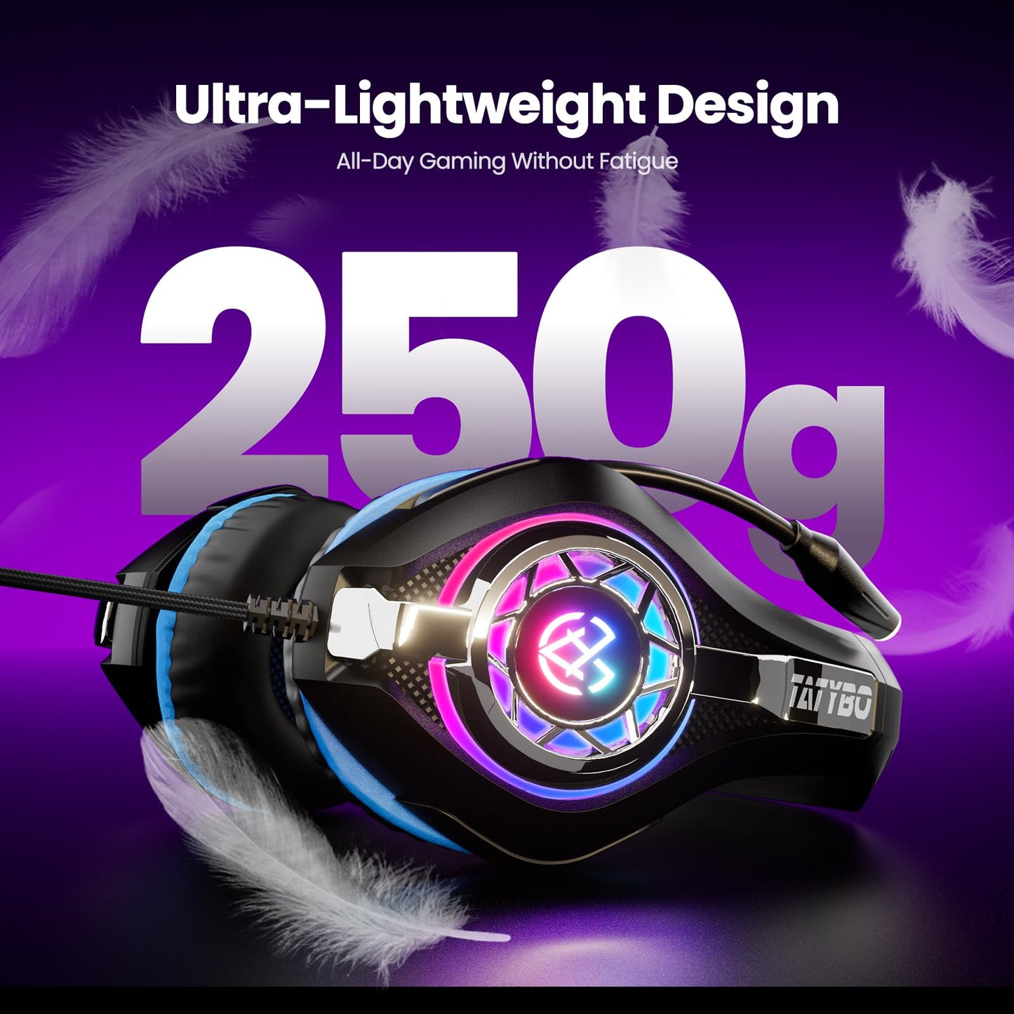 Gaming Headset for PS4 PS5 PC Xbox Series, 3.5 mm Deep Bass Stereo Surround Sound PS4 Headset with Noise Cancelling Microphone for Laptops, Tablets, Mac