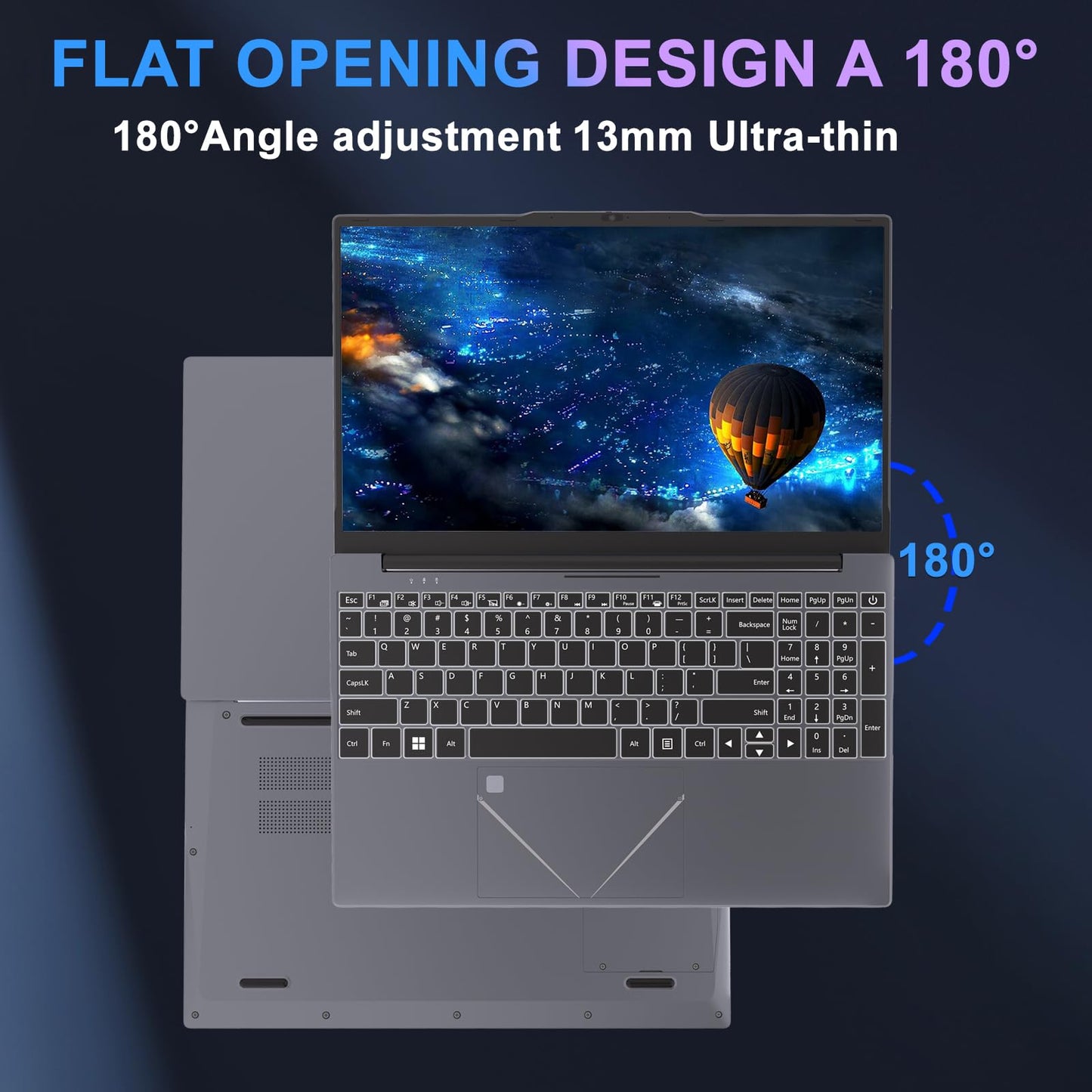 DREAMFYRE 15.6" Laptop PC 16GB DDR4 512GB SSD, AMD Ryzen 5 3500U Processor. Game/Office Laptop with Touch ID Support 2.4/5G WiFi Bluetooth USB 3.0 * 2, Audio Jack*1, HDMI*1,SD Slot*1.