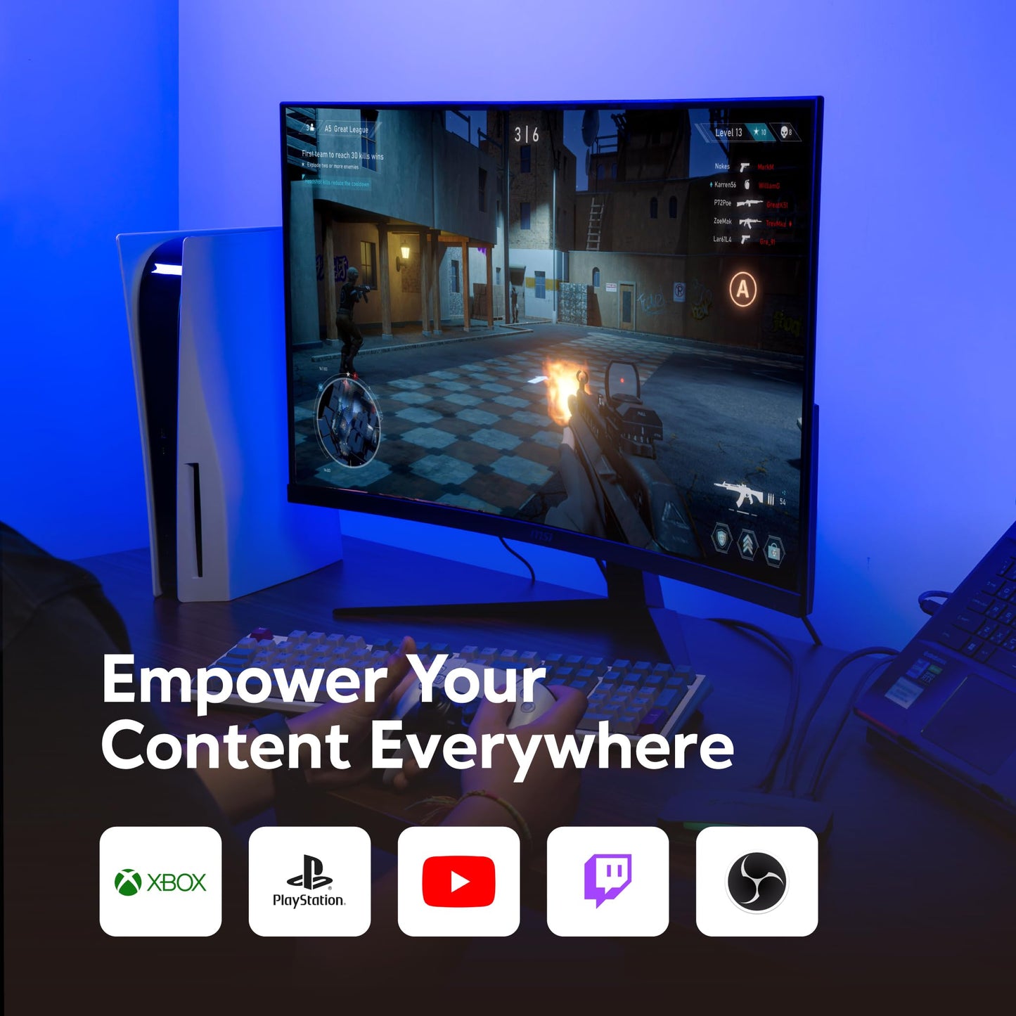 AVerMedia GC553G2 Live Gamer ULTRA 2.1 - 4K60 USB Capture Card with 4K144 & 1080p360 Passthrough, HDMI 2.1, VRR, Plug & Play, Low Latency Streaming for PS5, Xbox, Switch, OBS, Mac, Windows 11, PC