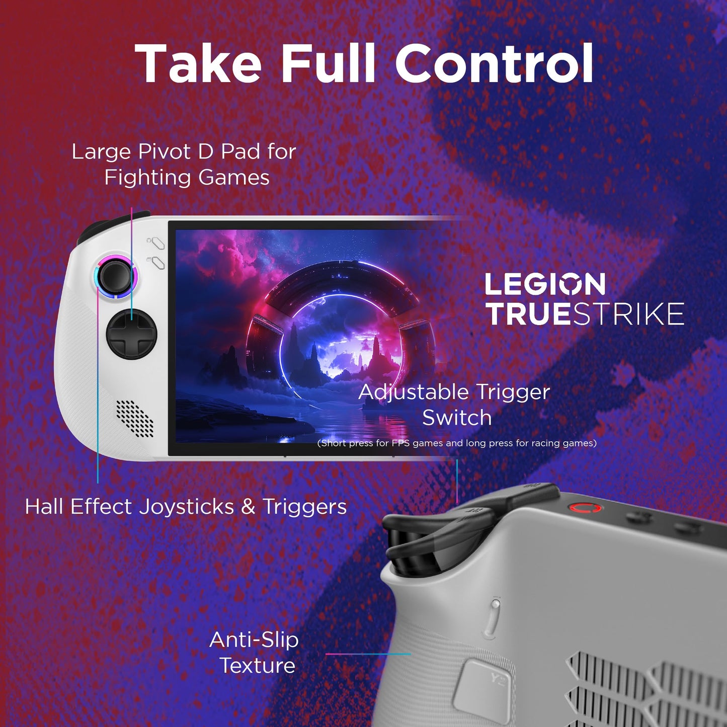 Lenovo Legion Go S Gaming Console | 8 Inches WUXGA Touch Display | 120Hz | AMD Ryzen Z2 Go | 16GB RAM | 512GB SSD | Windows 11 | Glacier White
