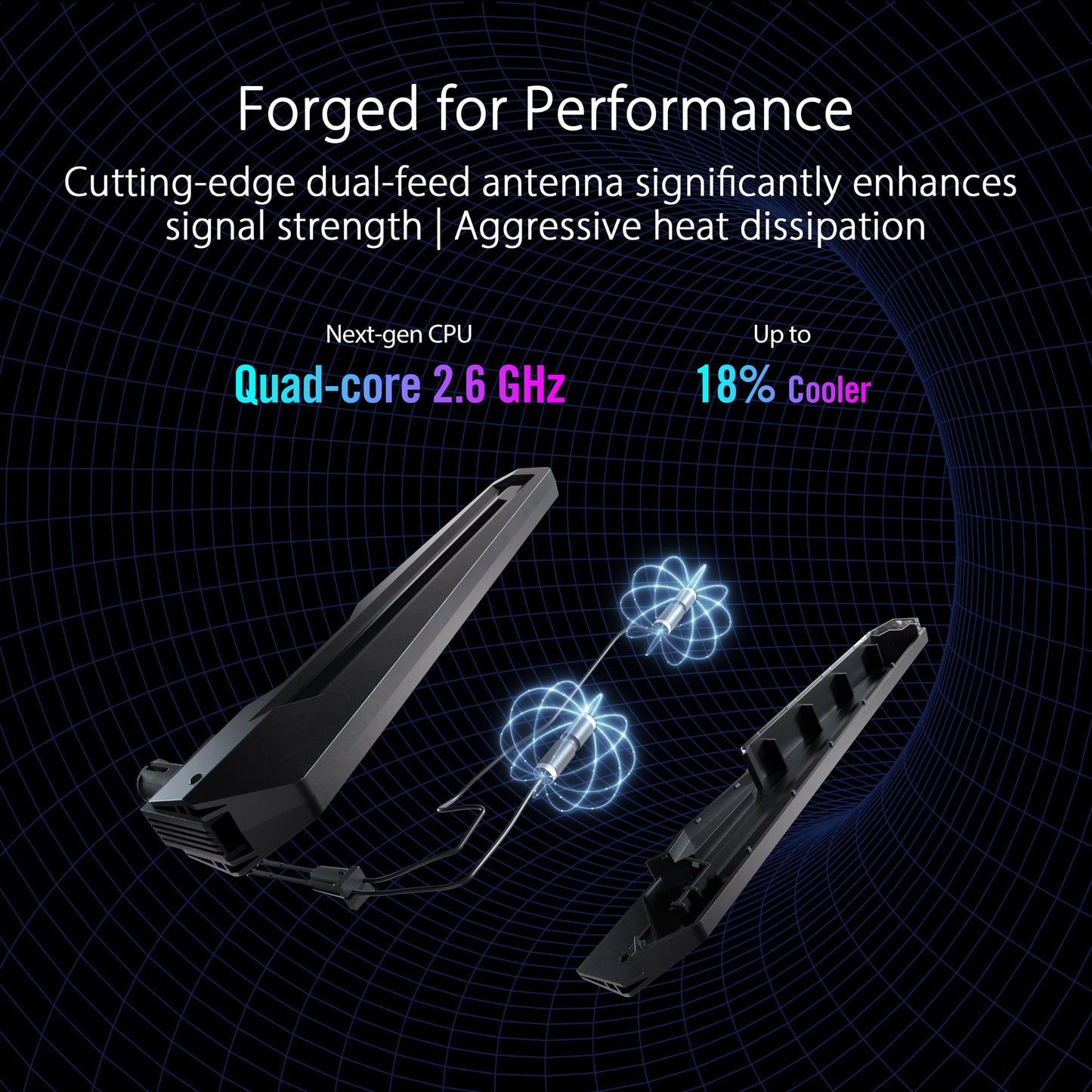 ASUS ROG Rapture GT-BE98 Quad-band WiFi 7 AiMesh Extendable Gaming Router, 25Gbps, 320MHz, 4K-QAM, Dual 10G Ports, Quad 2.5G Ports, Subscription-free Network Security, VPNs, 4G LTE/5G Mobile Tethering