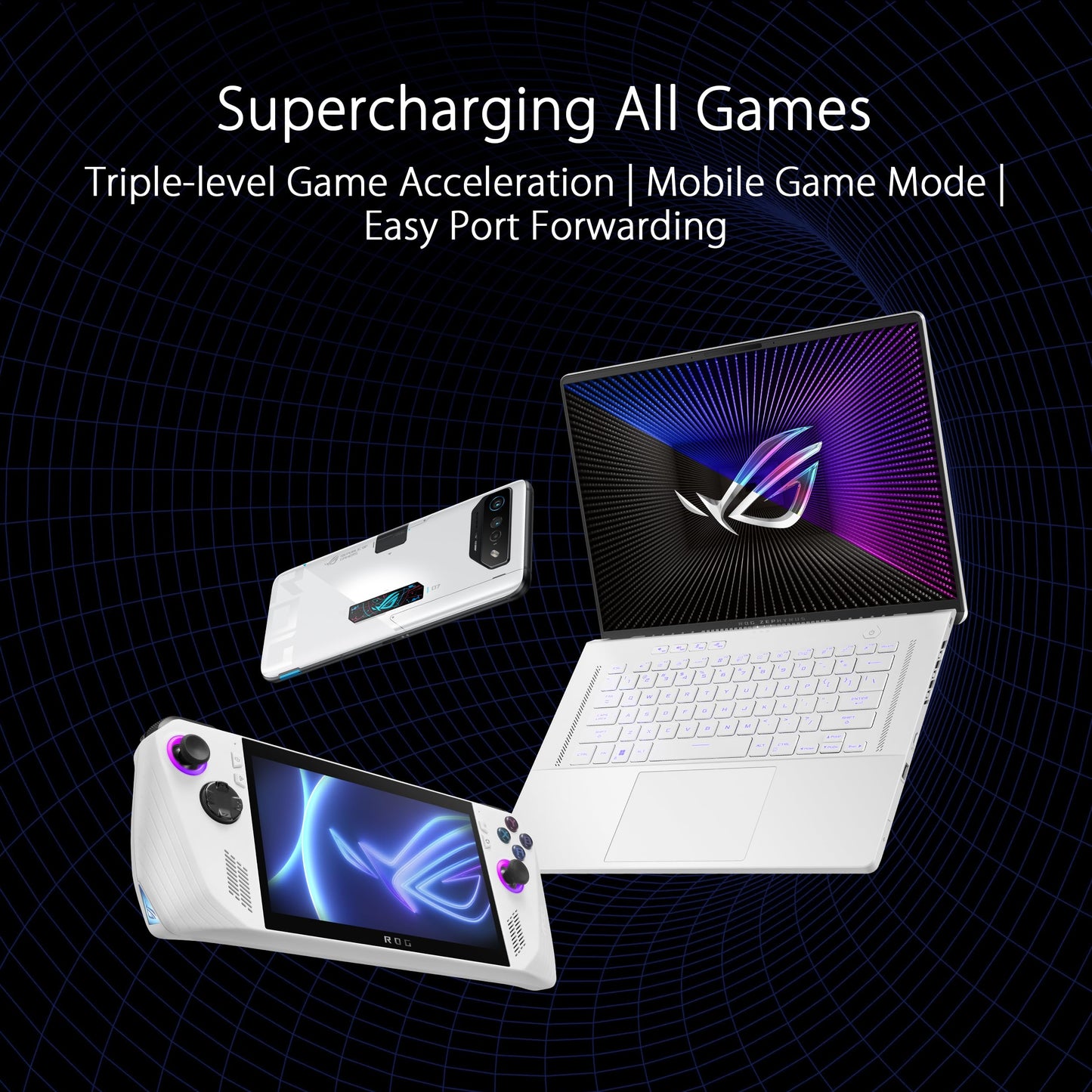 ASUS ROG Rapture GT-BE98 Quad-band WiFi 7 AiMesh Extendable Gaming Router, 25Gbps, 320MHz, 4K-QAM, Dual 10G Ports, Quad 2.5G Ports, Subscription-free Network Security, VPNs, 4G LTE/5G Mobile Tethering