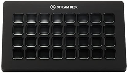 Elgato Stream Deck XL – Advanced Studio Controller, 32 macro keys, trigger actions in apps and software like OBS, Twitch, YouTube and more, works with Mac and PC