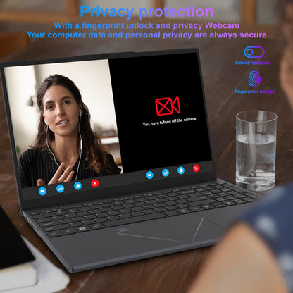 DREAMFYRE 15.6" Laptop PC 16GB DDR4 512GB SSD, AMD Ryzen 5 3500U Processor. Game/Office Laptop with Touch ID Support 2.4/5G WiFi Bluetooth USB 3.0 * 2, Audio Jack*1, HDMI*1,SD Slot*1.