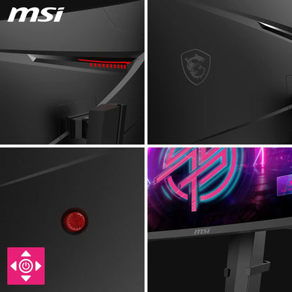 MSI MPG 275CQRXF 27 Inch WQHD Curved Gaming Monitor - 1500R 2560 x 1440 Rapid VA Panel, 240 Hz - 05ms (GtG, Min), Adaptive Sync - DP 14a, HDMI 20b CEC