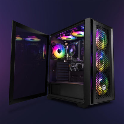 Vibox I-24 Gaming PC Bundle • AMD Ryzen 3 3200G 4.0GHz • Radeon Vega 8 • 16GB RAM • 1TB NVMe SSD • Windows 11 • 22" Monitor • WiFi